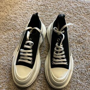 Alexander McQueen chunky lace up sneakers